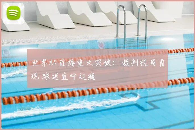 世界杯直播重大突破:裁判视角首现 球迷直呼过瘾
