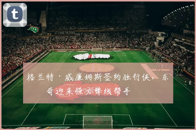 格兰特·威廉姆斯签约独行侠,东契奇迎来强力锋线帮手